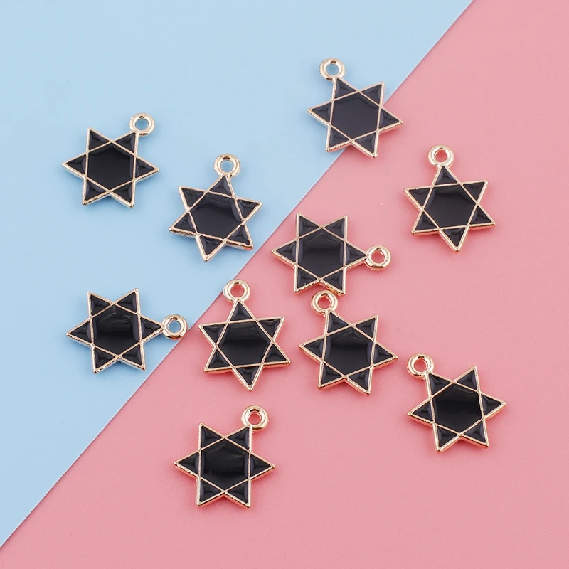 10pcs Star Shape Metal Alloy Enamel Charms Pendant Diy Earrings Bracelet Necklace Jewelry Making Supplies Keychain Finding
10pcs Star Shape Metal Alloy Enamel Charms Pendant Diy Earrings Bracelet Necklace Jewelry Making Supplies Keychain Finding