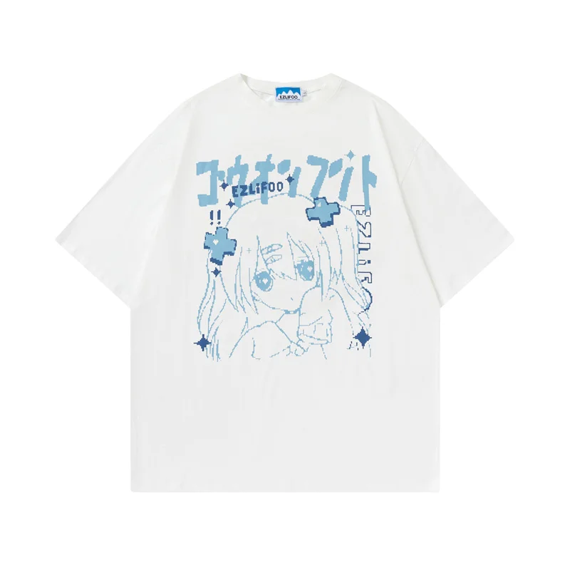 2022 Men Oversized Harajuku T-shirts Japanese Anime Girl Graphic T Shirt Vintage Hip Hop Streetwear Cotton Short Sleeve Tops
2022 Men Oversized Harajuku T-shirts Japanese Anime Girl Graphic T Shirt Vintage Hip Hop Streetwear Cotton Short Sleeve Tops