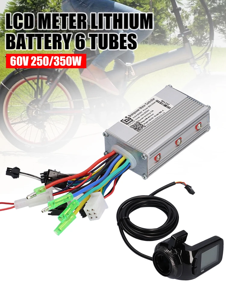 250W/350W Brushless Controller Kit 60V With LCD Meter For Electric Bicycle E-Bike Electric Scooter Accessories Easy To Install
250W/350W Brushless Controller Kit 60V With LCD Meter For Electric Bicycle E-Bike Electric Scooter Accessories Easy To Install
