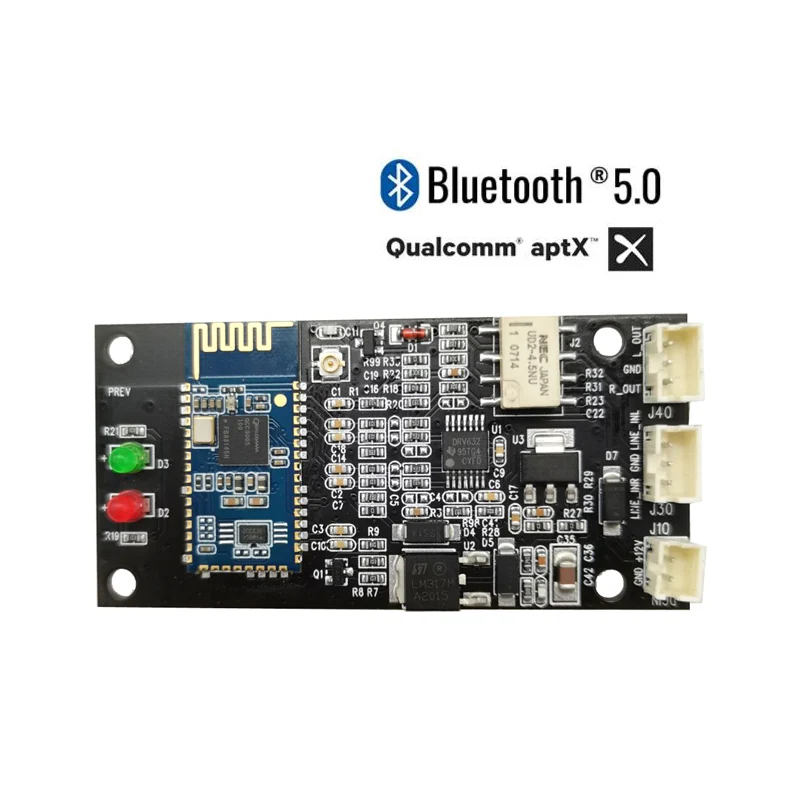 DLHiFi QCC3034 CSR8645 DC 6-36V APT-X Wireless Lossless Bluetooth 5.0 4.2 Audio Stereo Receiver Board For DIY HiFi Amplifier
DLHiFi QCC3034 CSR8645 DC 6-36V APT-X Wireless Lossless Bluetooth 5.0 4.2 Audio Stereo Receiver Board For DIY HiFi Amplifier