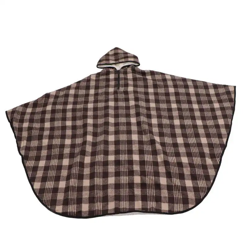 Hooded Blanket Shawl Double Layer Keep Body Warm Wheelchair Cape Blanket Reduce Burden Lightweight for Travel Use for Semi
Hooded Blanket Shawl Double Layer Keep Body Warm Wheelchair Cape Blanket Reduce Burden Lightweight for Travel Use for Semi
