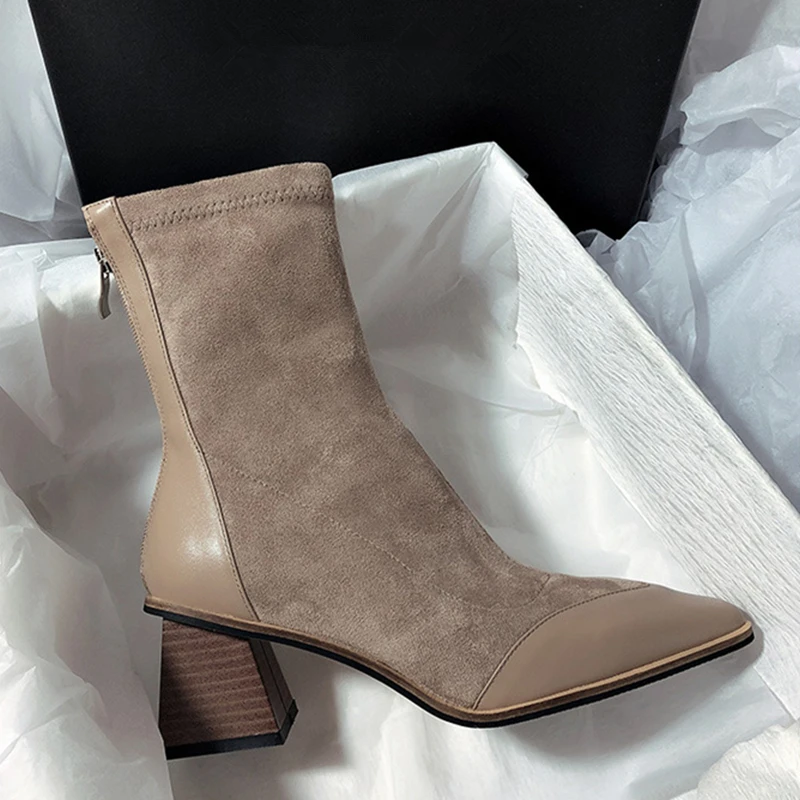 New Western Cowboy Boots Women's Fashion Shoes Mid-calf Modern Boots Ladies Casual Shoes Woman Chelsea Boots High Quality Soft
New Western Cowboy Boots Women's Fashion Shoes Mid-calf Modern Boots Ladies Casual Shoes Woman Chelsea Boots High Quality Soft