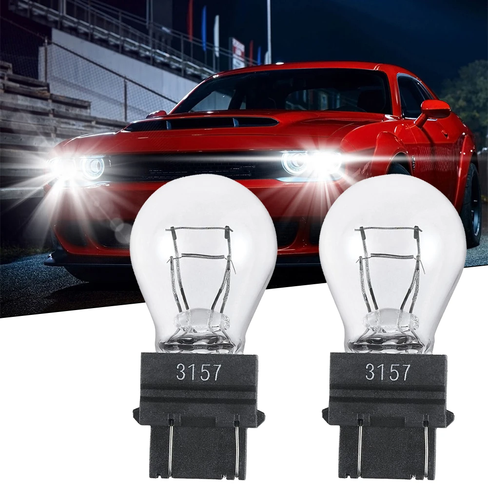 2 Pack 3157 12V 21/5W Clear Shell Tail Signal White 3000K Halogen 54LM Car Brake Light Bulbs Replacement Accessories
2 Pack 3157 12V 21/5W Clear Shell Tail Signal White 3000K Halogen 54LM Car Brake Light Bulbs Replacement Accessories