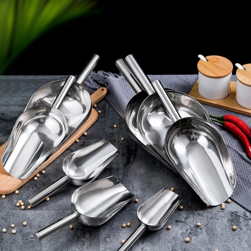 8-13Inch Bar Buffet Scoops Bar Home Ice Scooper Shovel Food Flour Candy Scoop New Stainless Steel Ice Scraper Sugar Scoop Daily
8-13Inch Bar Buffet Scoops Bar Home Ice Scooper Shovel Food Flour Candy Scoop New Stainless Steel Ice Scraper Sugar Scoop Daily