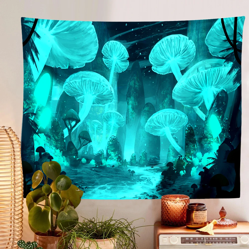 Psychedelic Mushroom Tapestry Starry Sky Tapestry Mountain Wall Tapestry Fantasy Plant Tapestry Wall Hanging for Home Decor
Psychedelic Mushroom Tapestry Starry Sky Tapestry Mountain Wall Tapestry Fantasy Plant Tapestry Wall Hanging for Home Decor