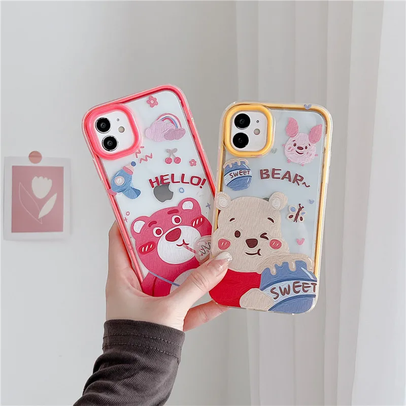 Cartoon Bear Lotso Transparent Phone Case Cover for IPhone 7 8 Plus 11 12 13 Pro X XR XS Max Shockproof Cases for IPhone 13 Case 
Cartoon Bear Lotso Transparent Phone Case Cover for IPhone 7 8 Plus 11 12 13 Pro X XR XS Max Shockproof Cases for IPhone 13 Case