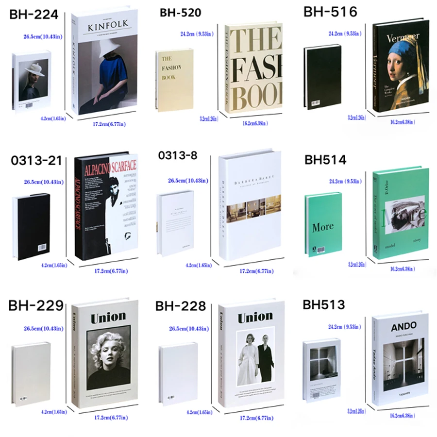 Modern Simulation Fashion Book Home Decor Club Hotel Model Bedroom Study Soft Fake Book Decoration for Women's Living Room Home
Modern Simulation Fashion Book Home Decor Club Hotel Model Bedroom Study Soft Fake Book Decoration for Women's Living Room Home