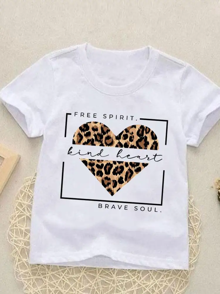 Leopard Love Heart Cute Kids Tees Tops Short Sleeve Fashion O-neck Girls Boys Summer Cartoon Outfits T-shirts Children Clothes
Leopard Love Heart Cute Kids Tees Tops Short Sleeve Fashion O-neck Girls Boys Summer Cartoon Outfits T-shirts Children Clothes