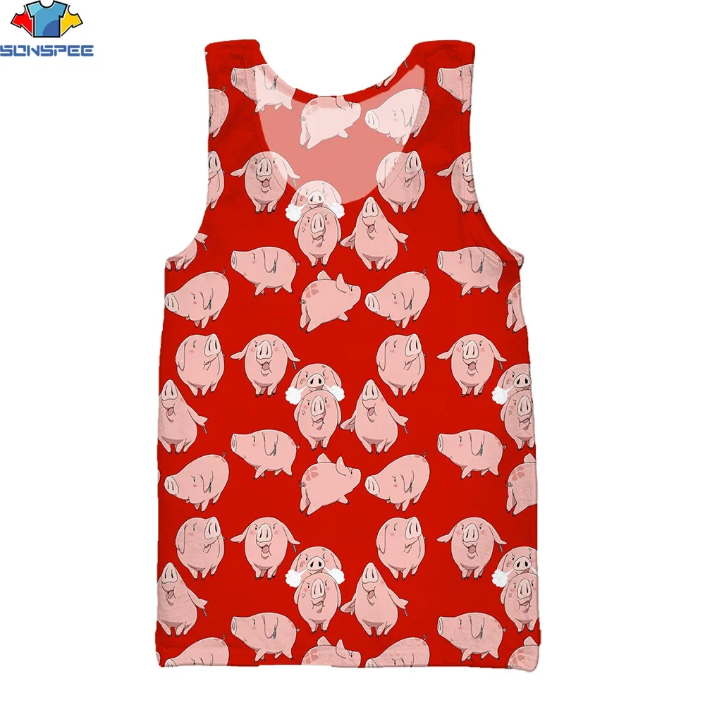 SONSPEE 3D Anime Superpower Pig Hawk Men's Tank Top The Seven Deadly Sins Tiling Cartoon Funny Casual Streetwear Trend Tank Top
SONSPEE 3D Anime Superpower Pig Hawk Men's Tank Top The Seven Deadly Sins Tiling Cartoon Funny Casual Streetwear Trend Tank Top