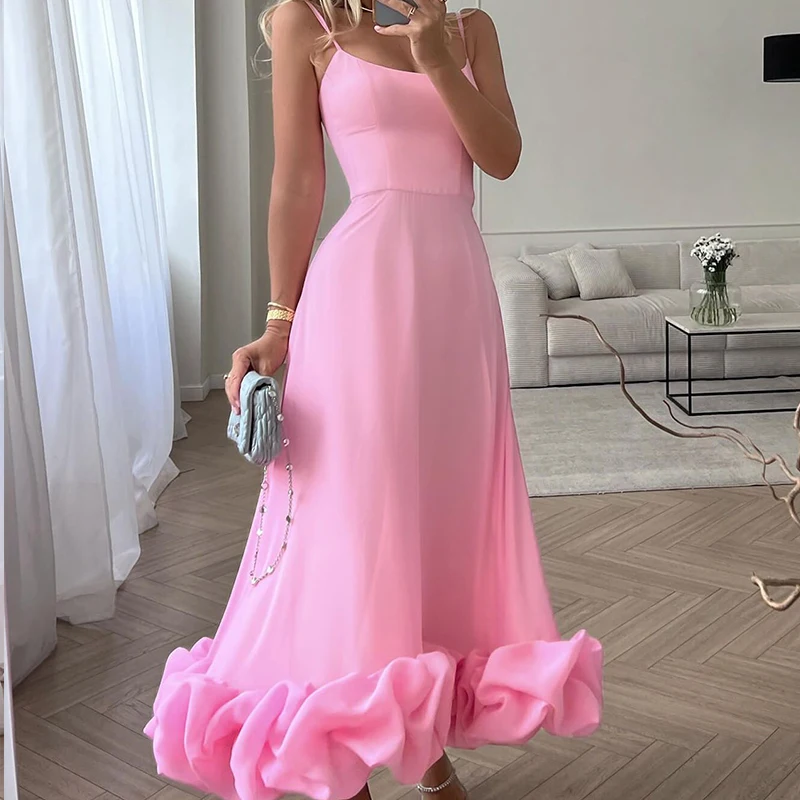 Pleated Party Dress Sexy Backless Dress Sleeveless Spaghetti Strapless Halter Dress A-line Purple Midi Dress for Woman Vestidos
Pleated Party Dress Sexy Backless Dress Sleeveless Spaghetti Strapless Halter Dress A-line Purple Midi Dress for Woman Vestidos