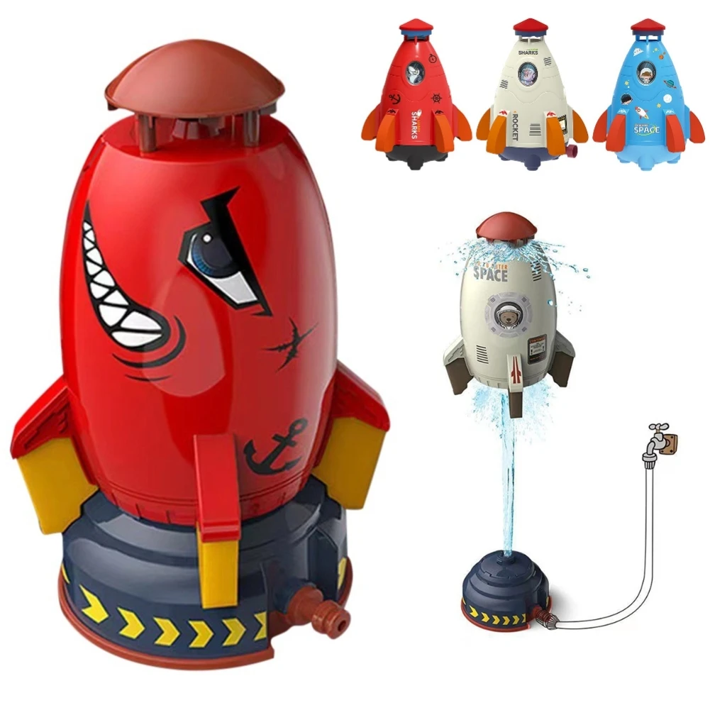 Space Rocket Water Pressure Lift Sprinkler Creative Rotating Lawn Water Spray Toys Summer Fun Entertainment Kids Children Gifts
Space Rocket Water Pressure Lift Sprinkler Creative Rotating Lawn Water Spray Toys Summer Fun Entertainment Kids Children Gifts
