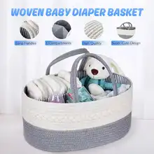 Mother and Child Products Folding Storage Basket Portable Split Basket Organizer Infant Diapers Portable Sundries Storage Basket