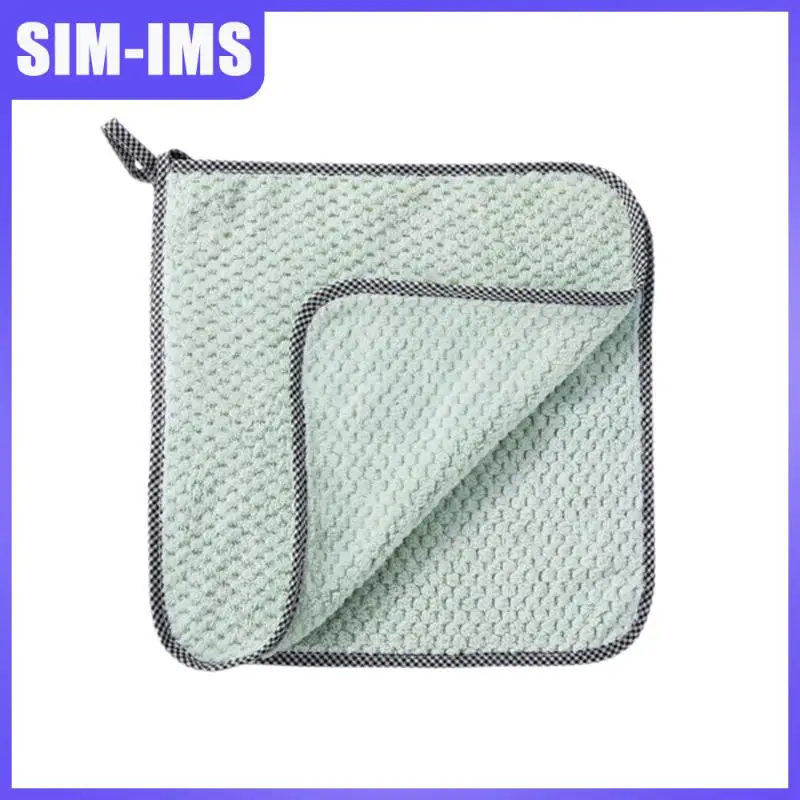 Household Accessories Dishwashing Cloth Table-cleaning Microfiber Kitchen Dishcloth Oil-free Thickened Edging Rag Cleaning Cloth
Household Accessories Dishwashing Cloth Table-cleaning Microfiber Kitchen Dishcloth Oil-free Thickened Edging Rag Cleaning Cloth