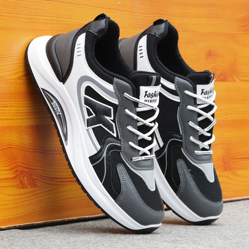 Men's spring autumn trend sneakers shoes mesh surface sports running soft soled sports shoes D214
Men's spring autumn trend sneakers shoes mesh surface sports running soft soled sports shoes D214