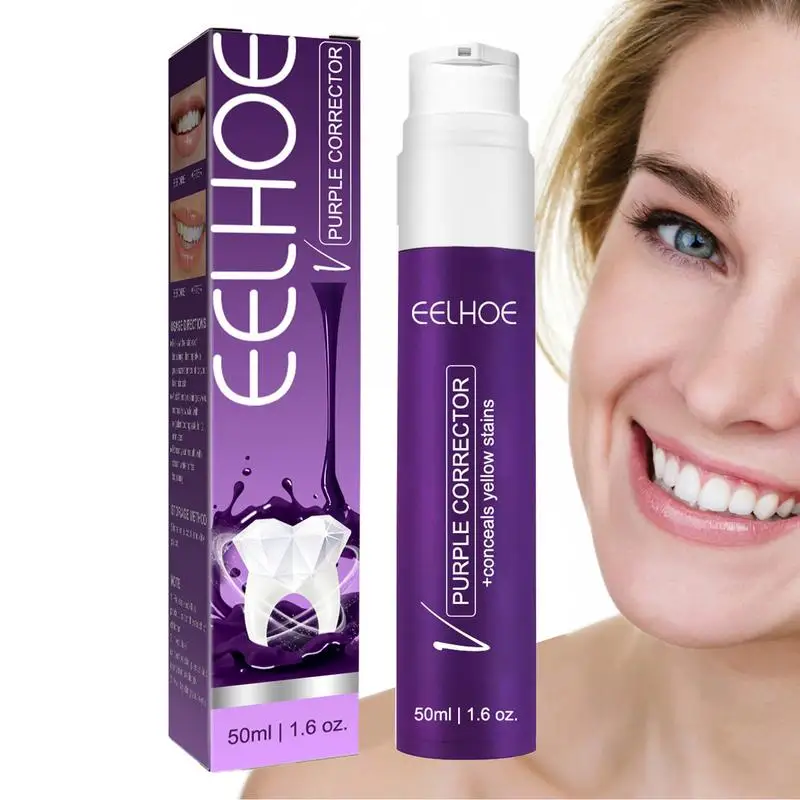 Purple Toothpaste For Teeth Whitening 50ml Teeth Cleansing Toothpaste Tooth Whitening Toothpaste Stain Removal Paste
Purple Toothpaste For Teeth Whitening 50ml Teeth Cleansing Toothpaste Tooth Whitening Toothpaste Stain Removal Paste