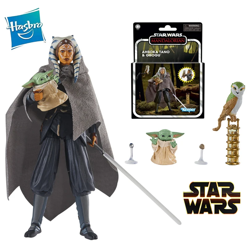 Оригинальная экшн-фигурка Hasbro Kenner из «Звездных Войн», мандалор Ашока Тано и грогу, 3,75 дюймов
Оригинальная экшн-фигурка Hasbro Kenner из «Звездных Войн», мандалор Ашока Тано и грогу, 3,75 дюймов