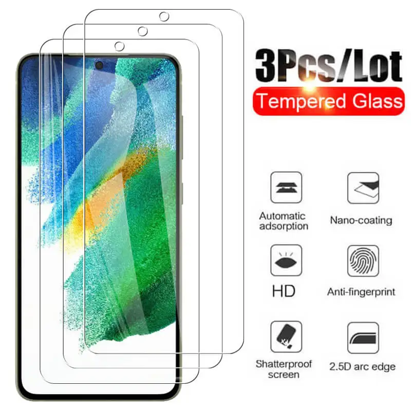 3Pcs Full Cover Samsun S21 FE Protective Glass For Samsung S21 FE Screen Protector 3D For Samsang S 21 S20 FE S 21FE S21FE Armor
3Pcs Full Cover Samsun S21 FE Protective Glass For Samsung S21 FE Screen Protector 3D For Samsang S 21 S20 FE S 21FE S21FE Armor