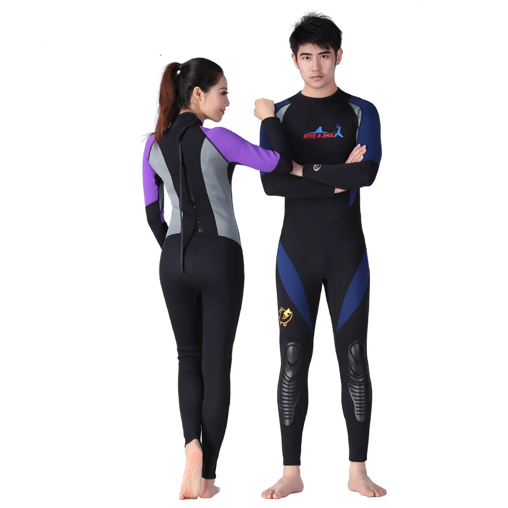DIVE&SAIL Men Women 1.5mm Long Sleeve One Piece Neoprene Back Zipper Wetsuits Surf Suit Diving Suits Swimwear Women Swimsuit
DIVE&SAIL Men Women 1.5mm Long Sleeve One Piece Neoprene Back Zipper Wetsuits Surf Suit Diving Suits Swimwear Women Swimsuit