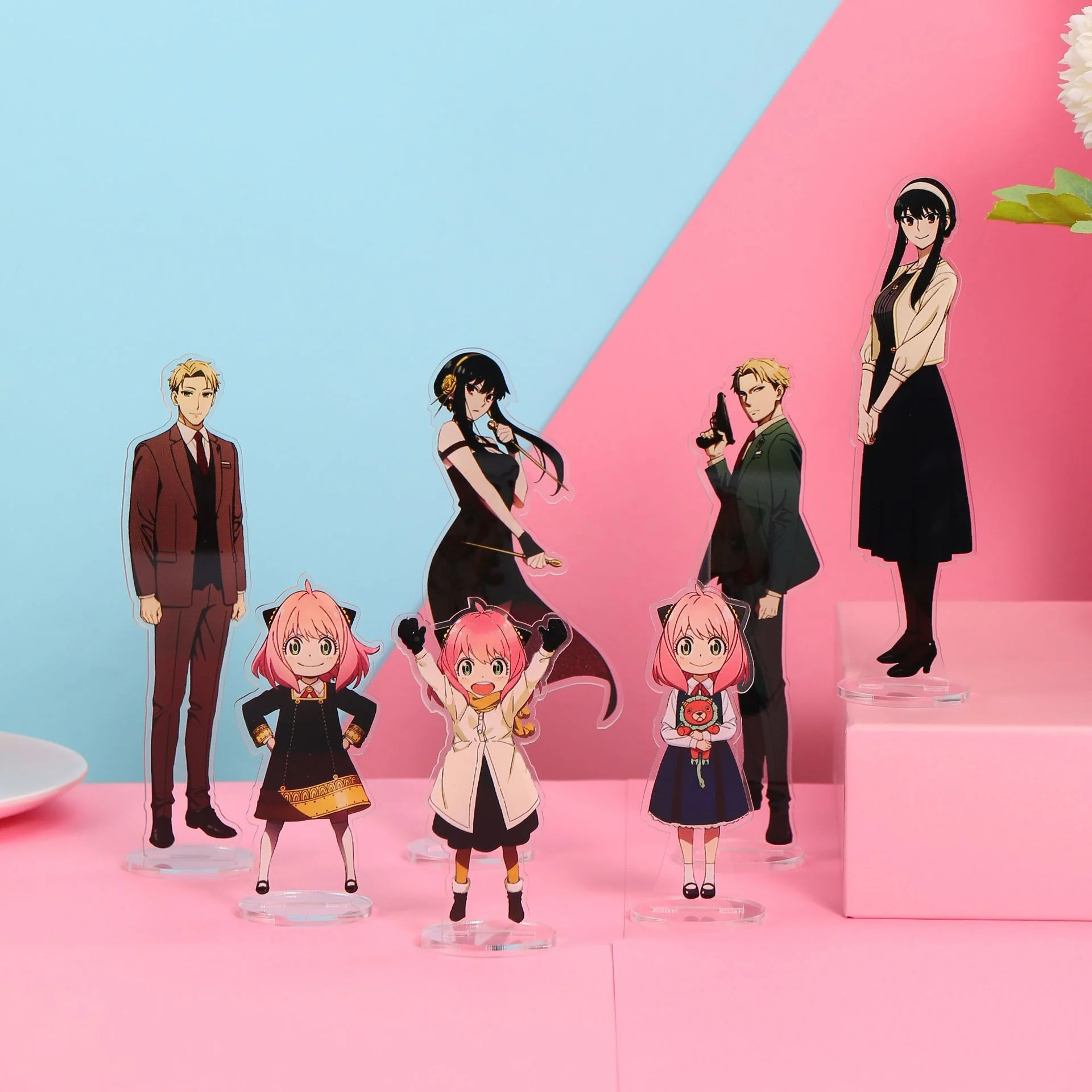 Anime SPY Spy Play House Acrylic Desktop Stand Humanoid Exquisite Stand Anime Ornament Double-sided Standing Board Model Toy
Anime SPY Spy Play House Acrylic Desktop Stand Humanoid Exquisite Stand Anime Ornament Double-sided Standing Board Model Toy