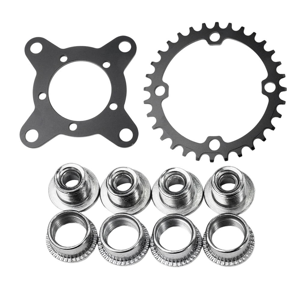 Durable Useful Accessories Chainring Sprocket Wheel 32T/34T/36T/38T Adapter Components E-bike Electric Bicycle Parts
Durable Useful Accessories Chainring Sprocket Wheel 32T/34T/36T/38T Adapter Components E-bike Electric Bicycle Parts