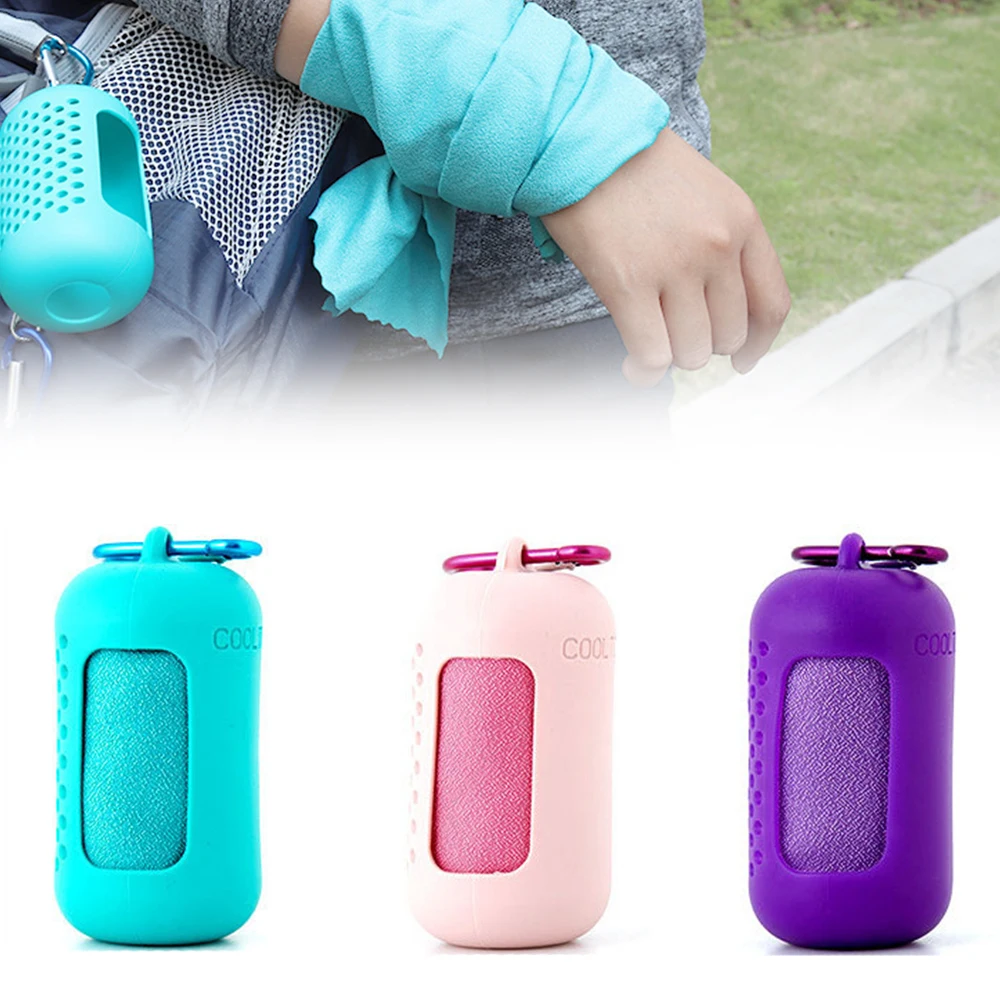 Quick Drying Cooling Towel Soft Breathable Chilly Sweat Absorption Cold Towel With Storage Box Sports Running Yoga Gym Club
Quick Drying Cooling Towel Soft Breathable Chilly Sweat Absorption Cold Towel With Storage Box Sports Running Yoga Gym Club