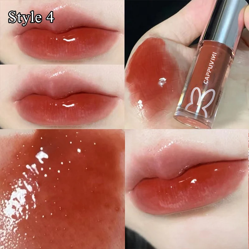 

Корейский зеркальный глянцевый блеск для губ, увлажняющий сексуальный красный тинт для губ, помада долговечного цвета, антипригарный блеск для губ, макияж губ
