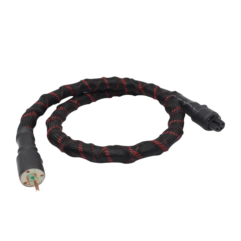 POWER SOURCE XP MKII Energy 7N Copper SPC Precious Metal Alloy US AC Power Cable with Hubbell HBL8215G Pure Copper Plug
POWER SOURCE XP MKII Energy 7N Copper SPC Precious Metal Alloy US AC Power Cable with Hubbell HBL8215G Pure Copper Plug