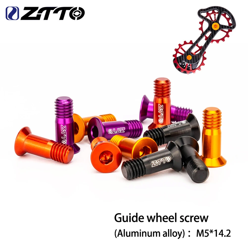 2PCS Bicycle M5 Rear Derailleur Guide Wheel Screw Aluminum Alloy Tension Wheel Bolt Derailleur Jockey Wheel Screws Bike Parts
2PCS Bicycle M5 Rear Derailleur Guide Wheel Screw Aluminum Alloy Tension Wheel Bolt Derailleur Jockey Wheel Screws Bike Parts