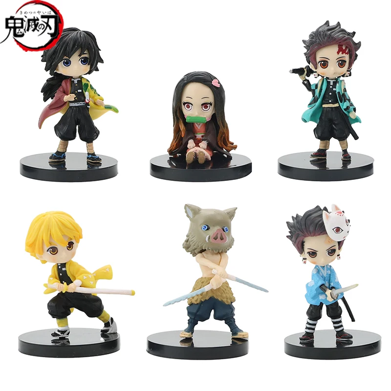 6pcs/set Anime Demon Slayer Figure Kimetsu No Yaiba Figure Q Posket Kamado Tanjirou Kamado Nezuko Agatsuma Figure Toys 7cm
6pcs/set Anime Demon Slayer Figure Kimetsu No Yaiba Figure Q Posket Kamado Tanjirou Kamado Nezuko Agatsuma Figure Toys 7cm