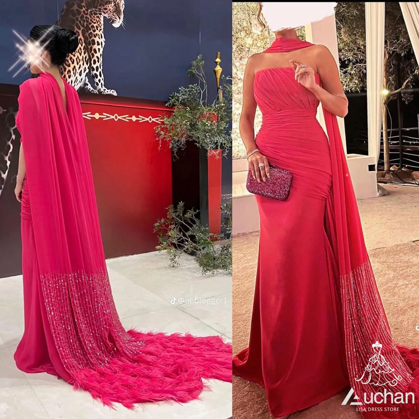 Auchan Lisa Red Strapless Prom Dress Shawl Sleeveless With Floor Length Senior Evening Summer Elegant Party Dress For Women 2023
Auchan Lisa Red Strapless Prom Dress Shawl Sleeveless With Floor Length Senior Evening Summer Elegant Party Dress For Women 2023