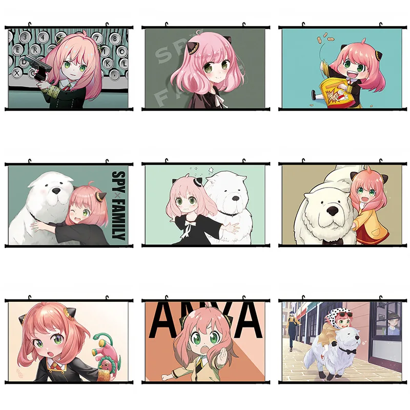 New Anime SPY X FAMILY Scroll Hanging Painting Loid Forger Yor Forger Anya Forger HD Print Canvas Posters Prints Wall Decoration
New Anime SPY X FAMILY Scroll Hanging Painting Loid Forger Yor Forger Anya Forger HD Print Canvas Posters Prints Wall Decoration