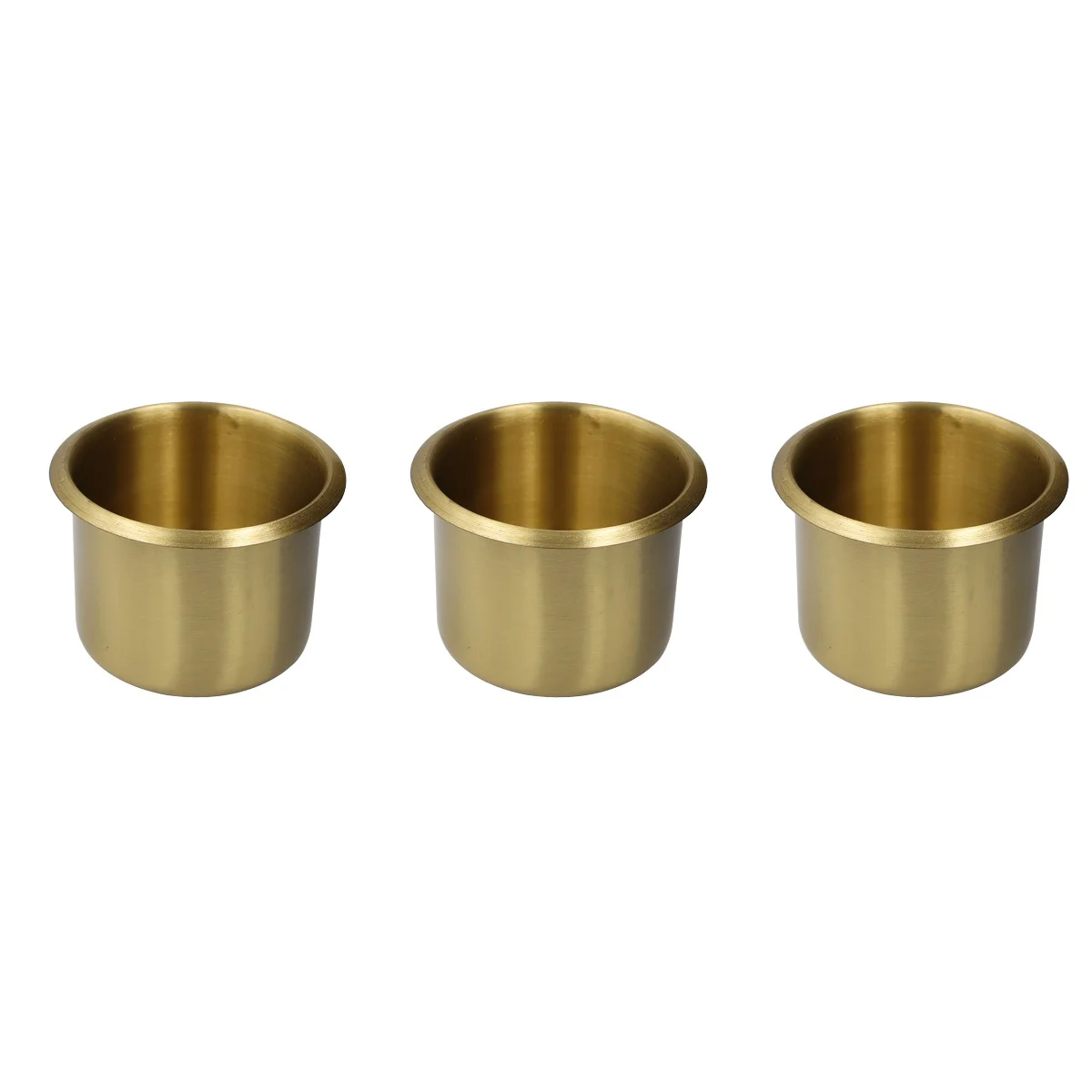 3 PCS Car Cupholder RV Modification Saucer Recessed Drop Desktop Brass 6.7*5.5cm Holders Golden Copper
3 PCS Car Cupholder RV Modification Saucer Recessed Drop Desktop Brass 6.7*5.5cm Holders Golden Copper