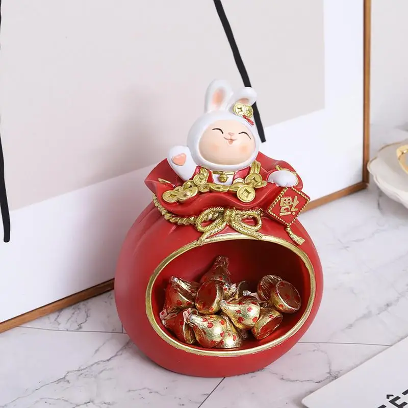 Resin Bunny Chinese New Year Keys Storage Ornament Phone Chocolates Candy Snacks Candy Organizer Box Home Decoration Figurine
Resin Bunny Chinese New Year Keys Storage Ornament Phone Chocolates Candy Snacks Candy Organizer Box Home Decoration Figurine