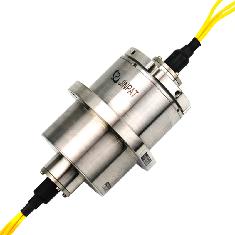 3-channel fiber optic slip ring for high speed data and signal transmission for harsh environments
3-channel fiber optic slip ring for high speed data and signal transmission for harsh environments