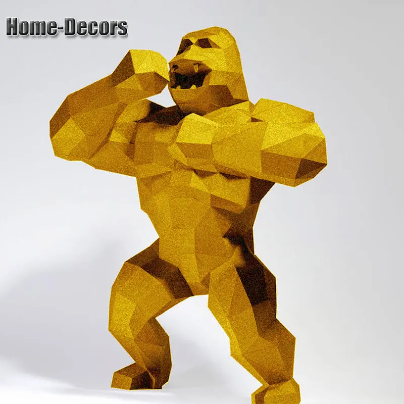 3D Paper Mold Non-Finished Gorilla Model Folding Paper Work Party DIY Craft Home Desk Floor Craft Decor Figurines Miniatures
3D Paper Mold Non-Finished Gorilla Model Folding Paper Work Party DIY Craft Home Desk Floor Craft Decor Figurines Miniatures