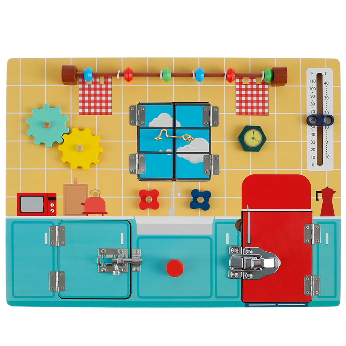 Wooden Busy Board Montessori Toddler Educational Activities Learning Board Preschool Children Sensory Toys Gifts for children
Wooden Busy Board Montessori Toddler Educational Activities Learning Board Preschool Children Sensory Toys Gifts for children