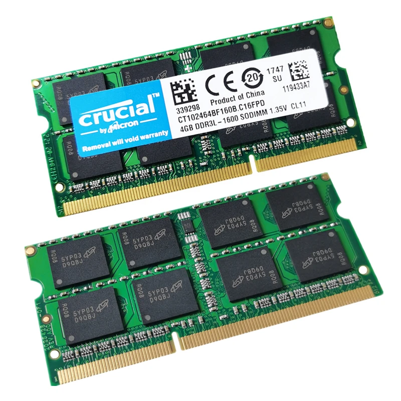 

DDR3L Sodimm 4GB 8GB 16GB 1333 1600 1066 Ram PC3L 8500 10600 12800 MHZ 1.35V DDR3 Laptop memoria ram