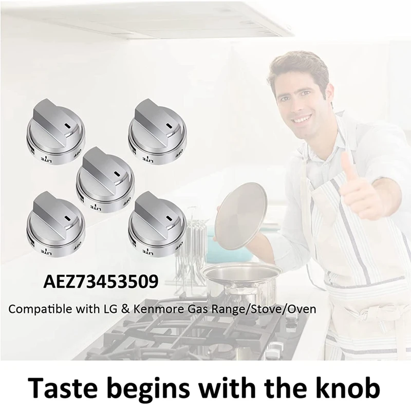 5PCS AEZ73453509 Stove Knobs Burner Control Knobs For LG Gas Stove/Oven/Range Knobs Replace For AEZ72909008,AP5669773
5PCS AEZ73453509 Stove Knobs Burner Control Knobs For LG Gas Stove/Oven/Range Knobs Replace For AEZ72909008,AP5669773