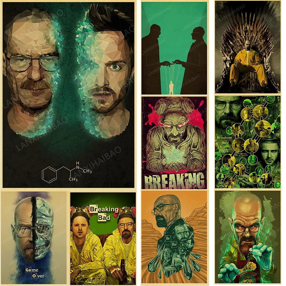 Janpnese Anime Breaking Bad Poster Kraft Paper Prints Bar Kraft Cartoon Wall Stickers Decoration Chambre Bedroom Painting
Janpnese Anime Breaking Bad Poster Kraft Paper Prints Bar Kraft Cartoon Wall Stickers Decoration Chambre Bedroom Painting