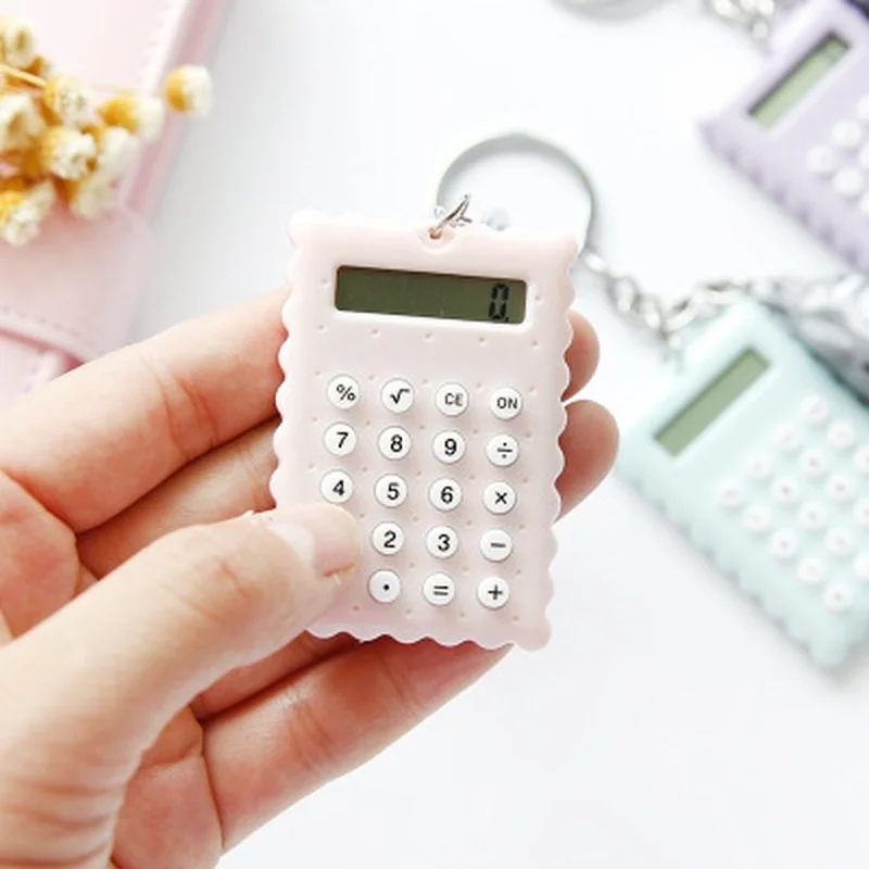 Korean Cartoon Mini Slim Button Battery Cute Creative Portable Computer Handy Calculator
Korean Cartoon Mini Slim Button Battery Cute Creative Portable Computer Handy Calculator