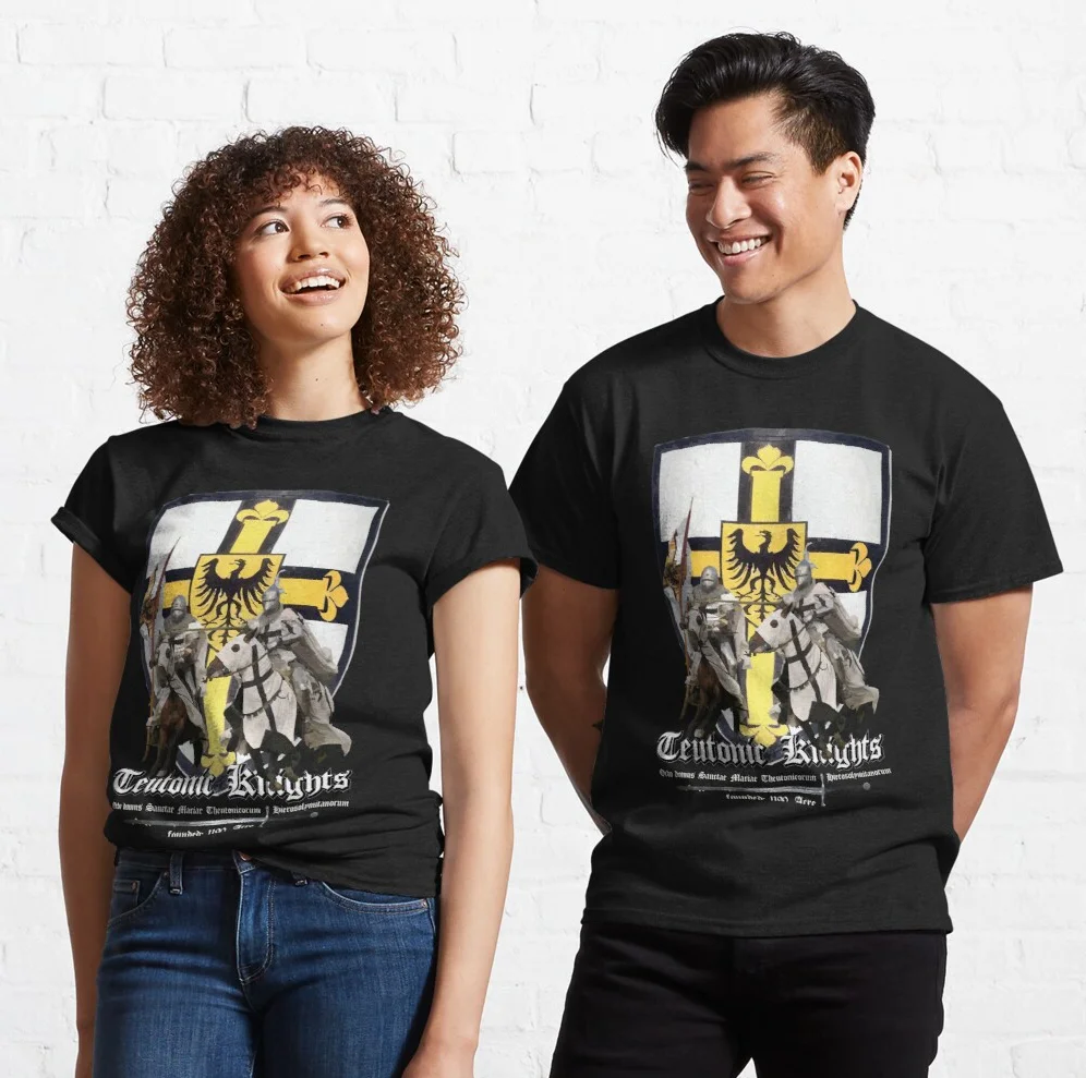 Teutonic Knights - Holy Crusaders T Shirt New 100% Cotton Short Sleeve O-Neck T-shirt Casual Mens Top
Teutonic Knights - Holy Crusaders T Shirt New 100% Cotton Short Sleeve O-Neck T-shirt Casual Mens Top