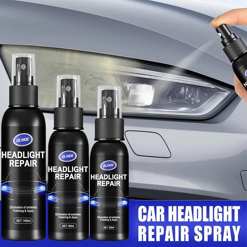 

Car Light Restorative Liquid Removing Oxidation Dirt Portable Headlight Repair Polish Liquid For Car Headlight Restoration F2U4