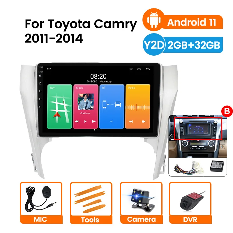 Stereo Unit For Toyota Camry 7 XV 50 55 2011 2012 2013 2014 Car Radio Multimedia Video Player Navigation GPS No 2din 2 din dvd
Stereo Unit For Toyota Camry 7 XV 50 55 2011 2012 2013 2014 Car Radio Multimedia Video Player Navigation GPS No 2din 2 din dvd