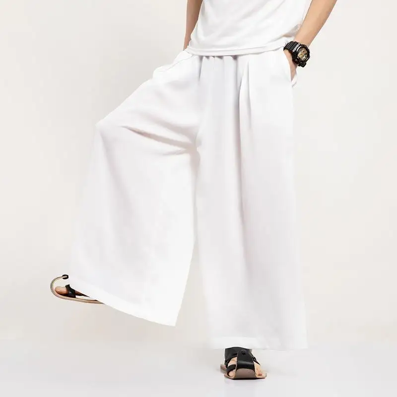 WOOFIN Ice Silk Wide-Leg Men's Straight Nine-Point Summer Thin Men's Pants Loose Casual Trousers Japanese Culottes Sweatpants
WOOFIN Ice Silk Wide-Leg Men's Straight Nine-Point Summer Thin Men's Pants Loose Casual Trousers Japanese Culottes Sweatpants