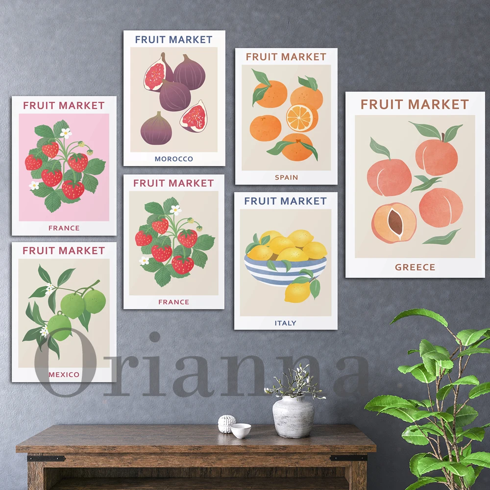 Lemon Peaches Strawberry Figs Oranges Limes Fruit Market Print Abstract Fruit Wall Art,Botanical Poster,Boho Kitchen Wall Decor
Lemon Peaches Strawberry Figs Oranges Limes Fruit Market Print Abstract Fruit Wall Art,Botanical Poster,Boho Kitchen Wall Decor