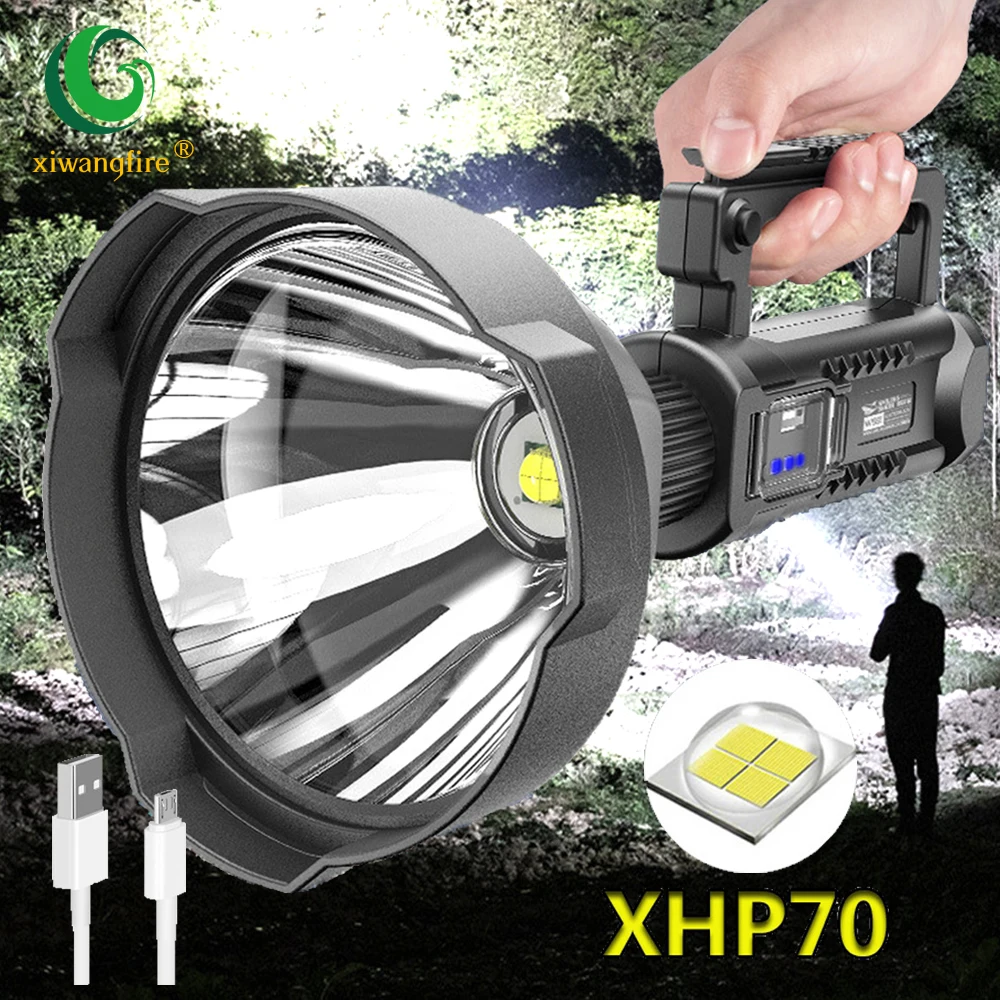 XHP70.2 / XHP50.2 Sterk Licht Zoeklicht наружный Многофункциональный светодиодный светильник Zaklamp Waterdichte Oplaadbare Draagbare
XHP70.2 / XHP50.2 Sterk Licht Zoeklicht наружный Многофункциональный светодиодный светильник Zaklamp Waterdichte Oplaadbare Draagbare