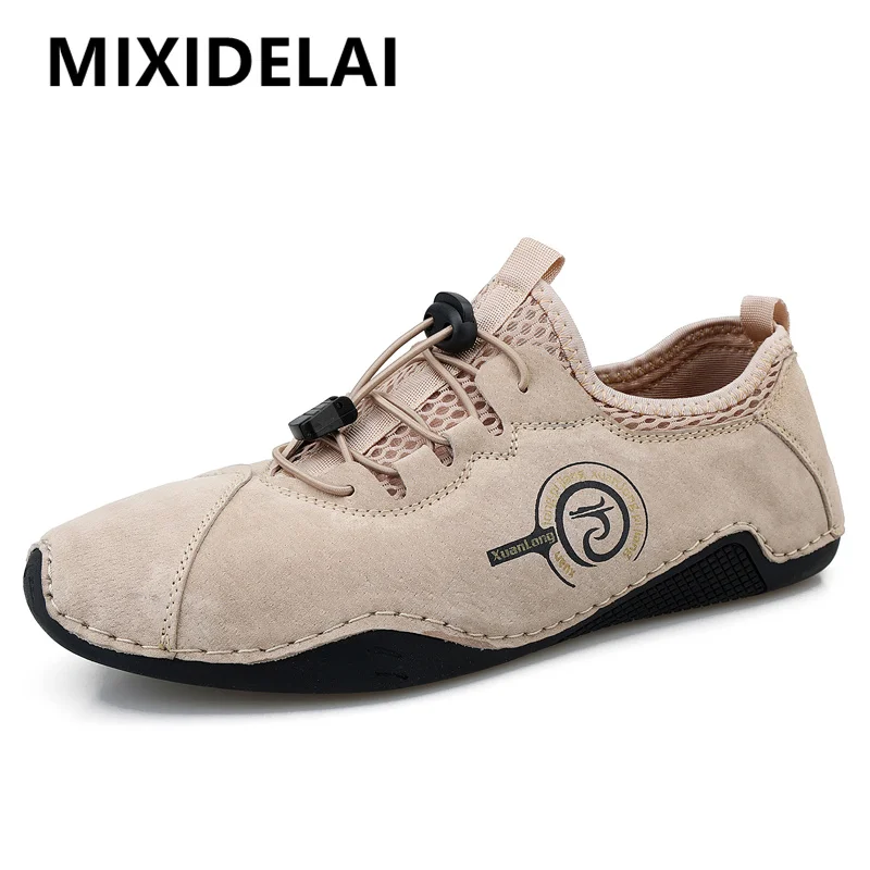 Men Sneakers Genuine Leather Casual Shoes Brand Breathable Men's Loafers Outdoor Comfortable Walking Shoes Fashion Flat Shoes
Men Sneakers Genuine Leather Casual Shoes Brand Breathable Men's Loafers Outdoor Comfortable Walking Shoes Fashion Flat Shoes