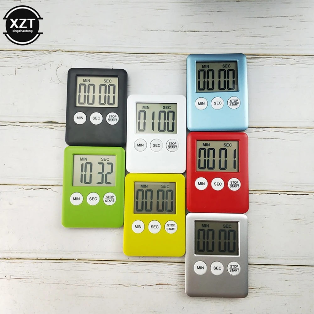 Cooking Timer LCD Digital Screen Clock Kitchen Countdown Timer Mechanical Digital Kitchen Timer Magnetic
Cooking Timer LCD Digital Screen Clock Kitchen Countdown Timer Mechanical Digital Kitchen Timer Magnetic