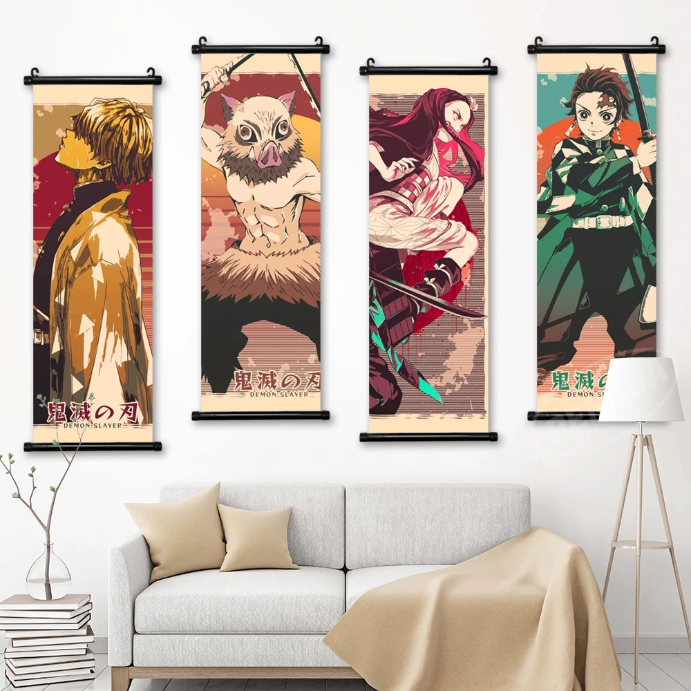 Print Poster Demon Slayer Wall Artwork Kamado Tanjirou Pictures Painting Agatsuma Zenitsu Canvas Hanging Scrolls Home Decoration
Print Poster Demon Slayer Wall Artwork Kamado Tanjirou Pictures Painting Agatsuma Zenitsu Canvas Hanging Scrolls Home Decoration