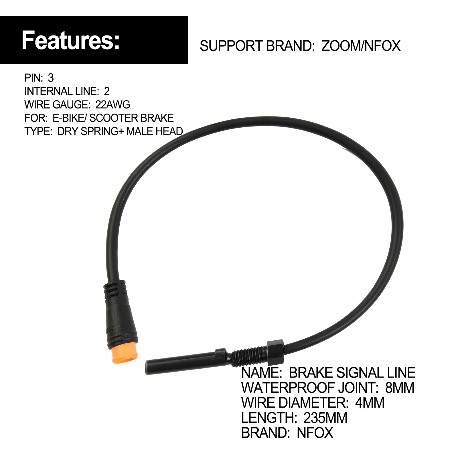 Ebike Power Sensor Magnetic Induction Signal Line For NFOX Electric Bike Power Cut Off Brake Sensor Electric Bicycle Accessories
Ebike Power Sensor Magnetic Induction Signal Line For NFOX Electric Bike Power Cut Off Brake Sensor Electric Bicycle Accessories